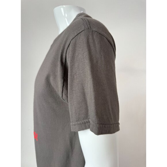 Gildan Heavy Cotton Gray Graphic T-Shirt "Drink Up!" Uncle Sam Design M - Picture 12 of 16